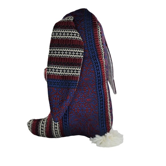 Vintage Handmade Bunny Rabbit Plush Stuffed Animal 7.75" - Picture 4 of 8